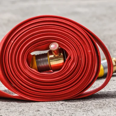 Lexus hose in fire fighting system
